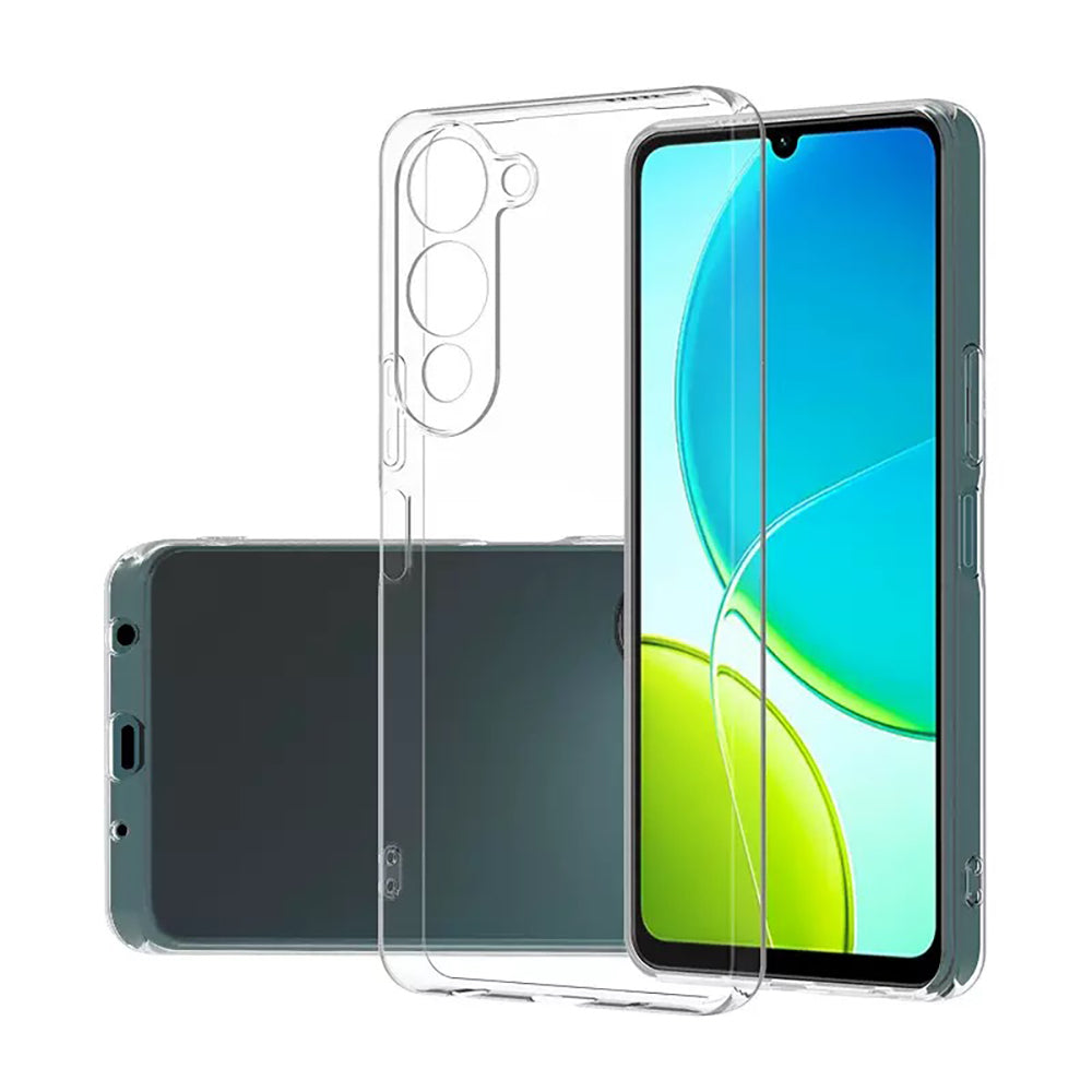 Vivo Y04 Kılıf Zore Süper Silikon Kapak Şeffaf