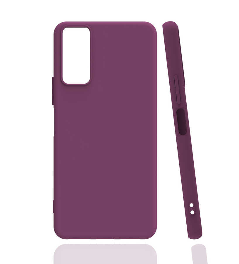 Vivo Y11S Kılıf Zore Biye Silikon Mor