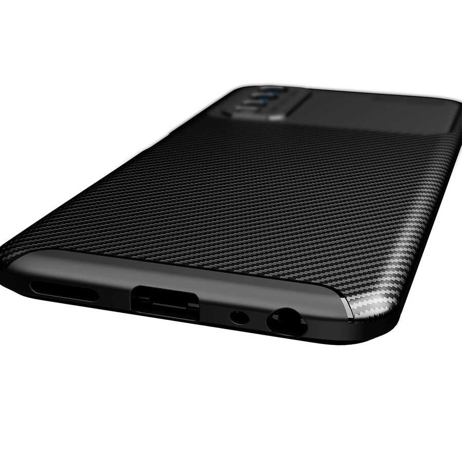 Vivo Y11S Kılıf Zore Negro Silikon Kapak Siyah