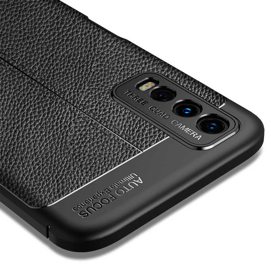 Vivo Y11S Kılıf Zore Niss Silikon Kapak Siyah