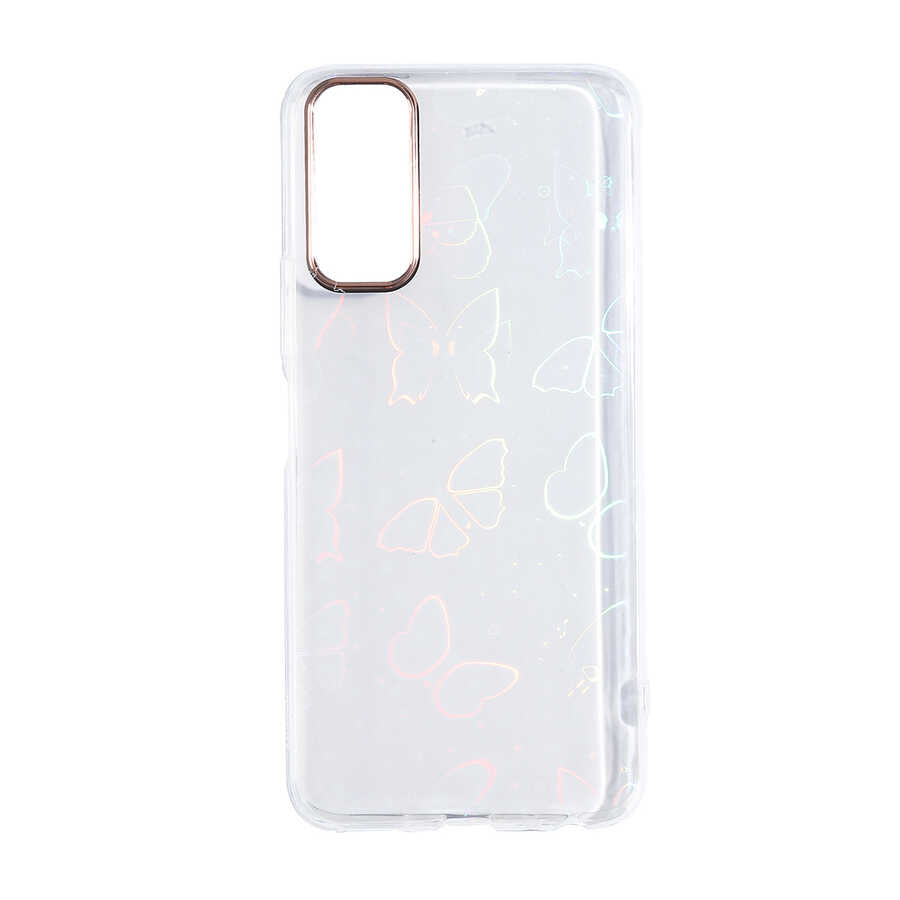 Vivo Y11S Kılıf Zore Sidney Desenli Sert Kapak Flower No3
