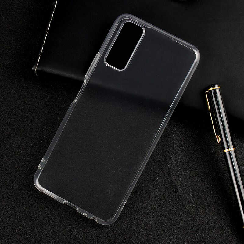 Vivo Y11S Kılıf Zore Süper Silikon Kapak Renksiz