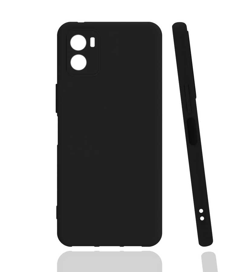 Vivo Y15S Kılıf Zore Biye Silikon Siyah