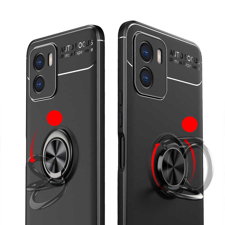 Vivo Y15S Kılıf Zore Ravel Silikon Kapak Mavi