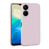 Vivo Y16 Kılıf Zore Premier Silikon Kapak Rose Gold