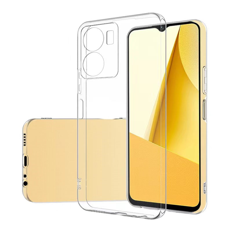 Vivo Y16 Kılıf Zore Süper Silikon Kapak Renksiz