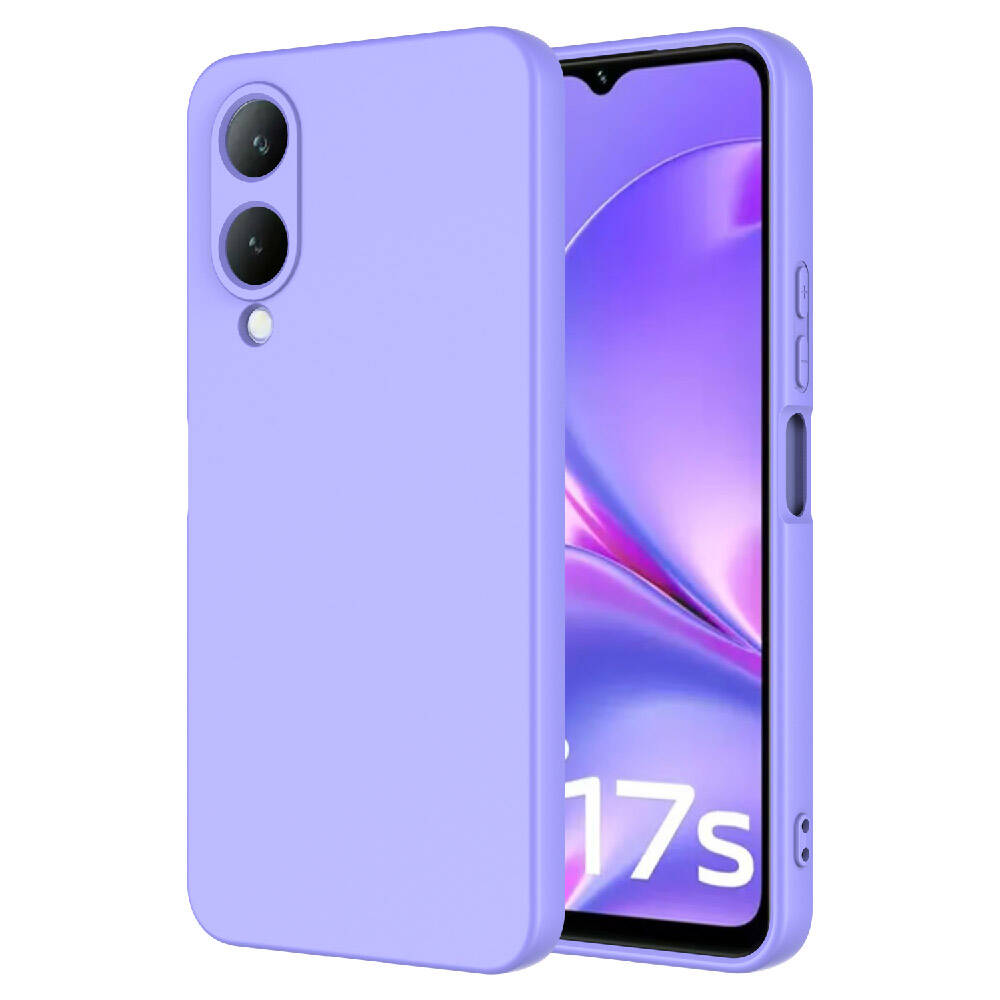 Vivo Y17S Kılıf Zore Mara Lansman Kapak Koyu Mor