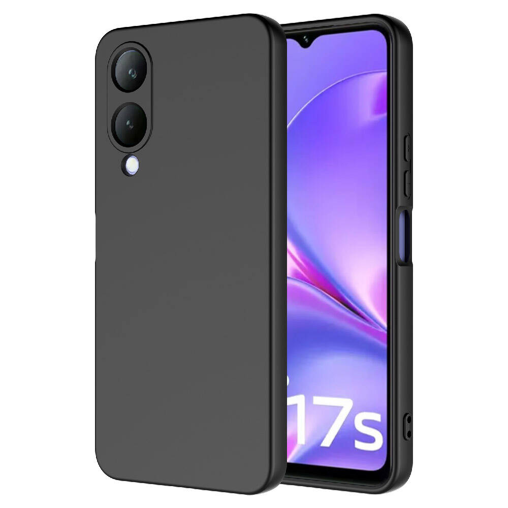 Vivo Y17S Kılıf Zore Mara Lansman Kapak Siyah