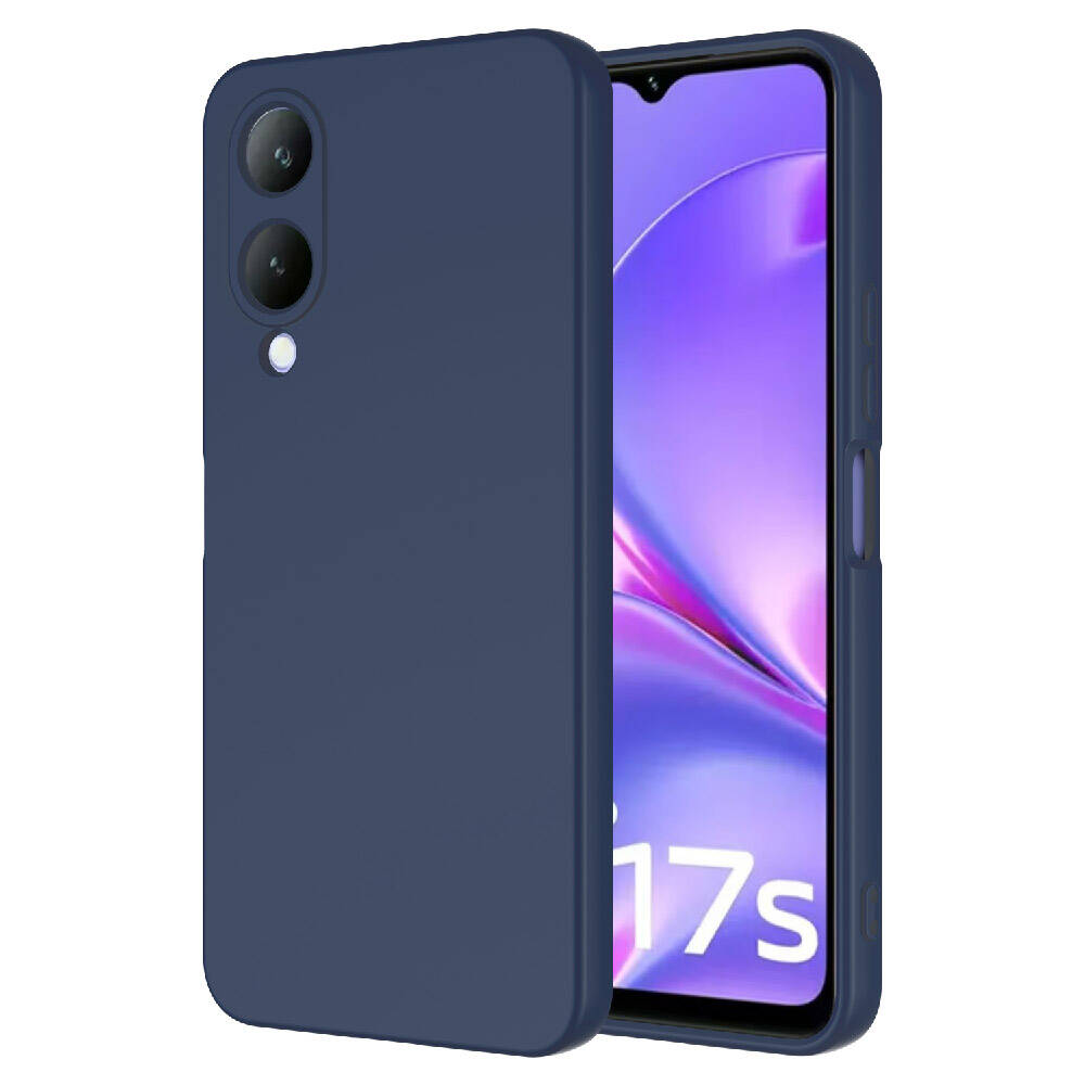 Vivo Y17S Kılıf Zore Mara Lansman Kapak Lacivert