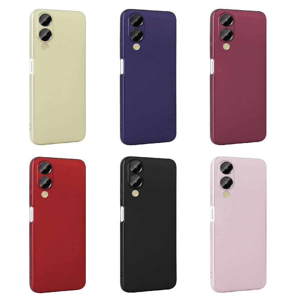 Vivo Y17S Kılıf Zore Premier Silikon Kapak Kırmızı