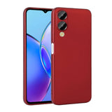 Vivo Y17S Kılıf Zore Premier Silikon Kapak Kırmızı