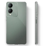 Vivo Y17S Kılıf Zore Süper Silikon Kapak Renksiz