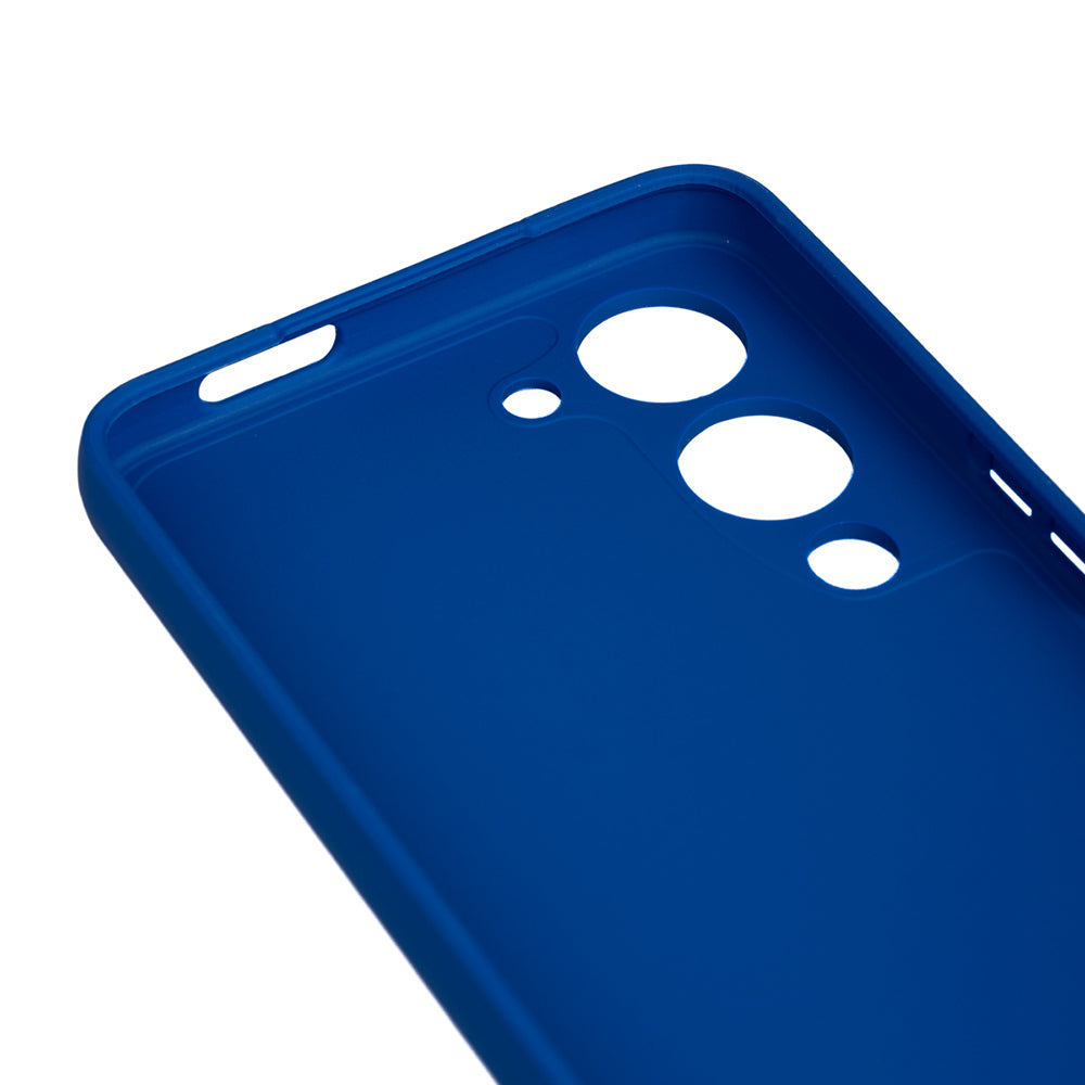 Vivo Y19 Kılıf Zore Biye Silikon Lila