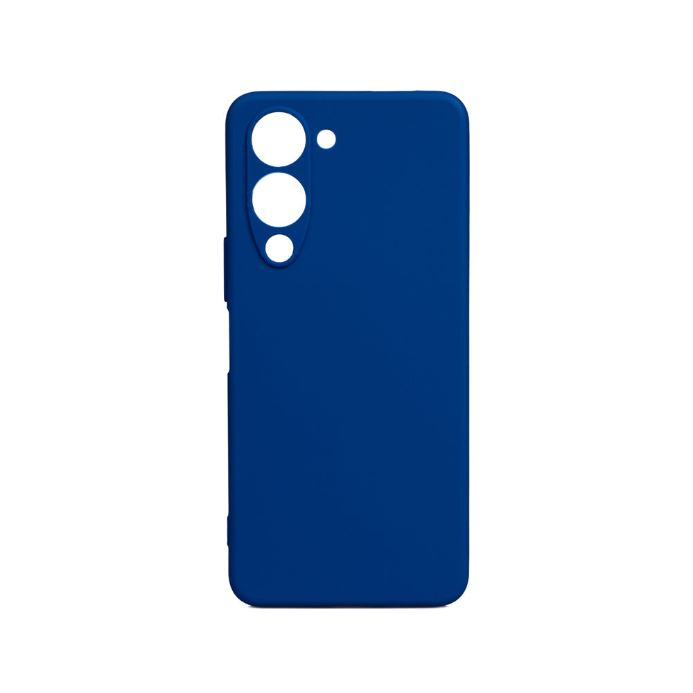 Vivo Y19 Kılıf Zore Biye Silikon Mavi