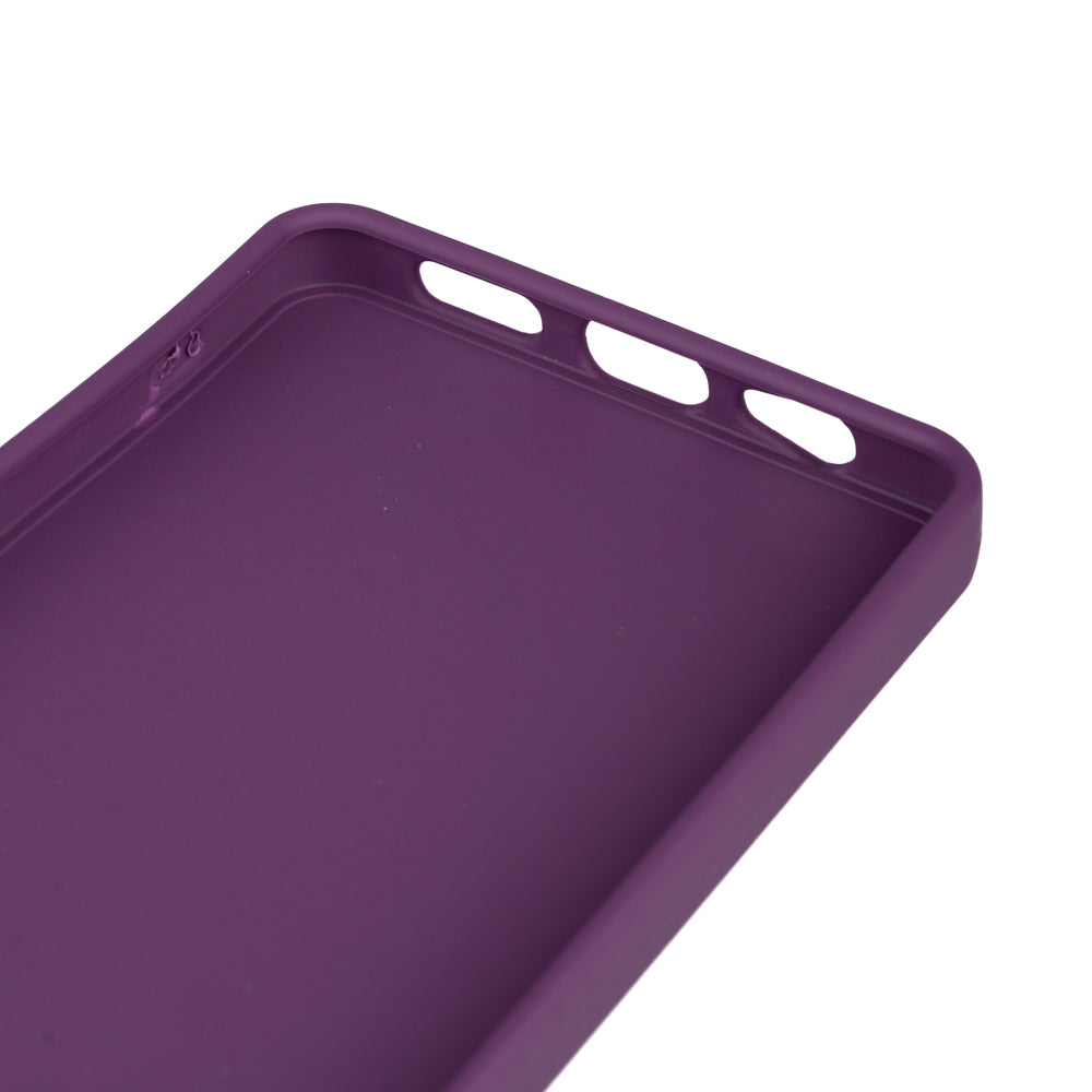 Vivo Y19S Kılıf Zore Biye Silikon Lila