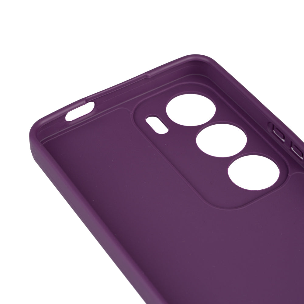 Vivo Y19S Kılıf Zore Biye Silikon Lila