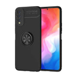 Vivo Y20 Kılıf Zore Ravel Silikon Kapak Siyah