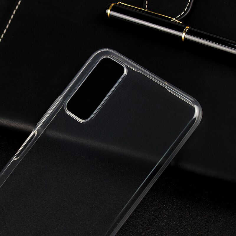 Vivo Y20 Kılıf Zore Süper Silikon Kapak Renksiz