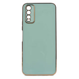 Vivo Y20S Kılıf Zore Bark Kapak Açık Yeşil