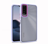 Vivo Y20S Kılıf Zore Flora Kapak Lila
