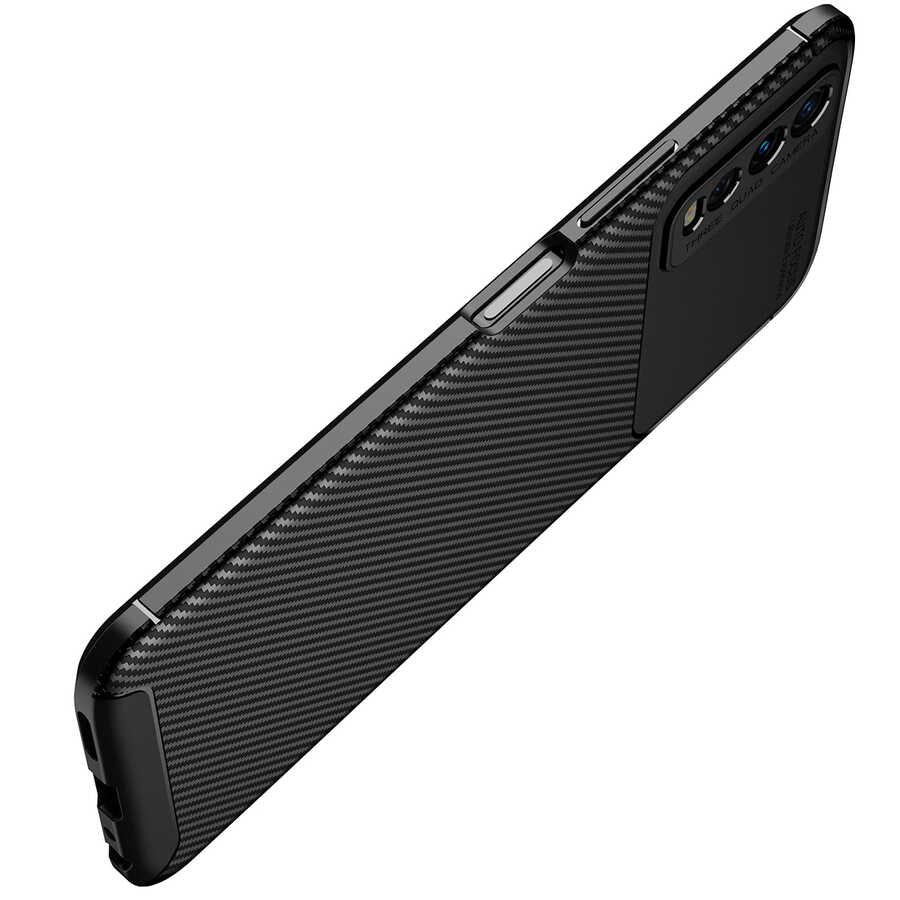 Vivo Y20S Kılıf Zore Negro Silikon Kapak Siyah