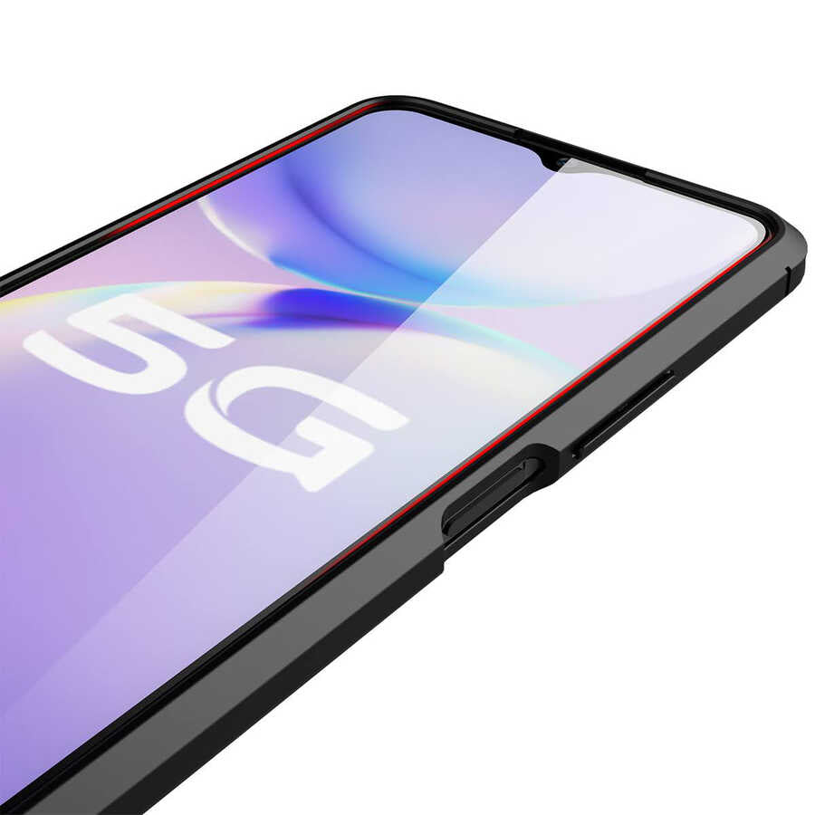 Vivo Y20S Kılıf Zore Niss Silikon Kapak Siyah