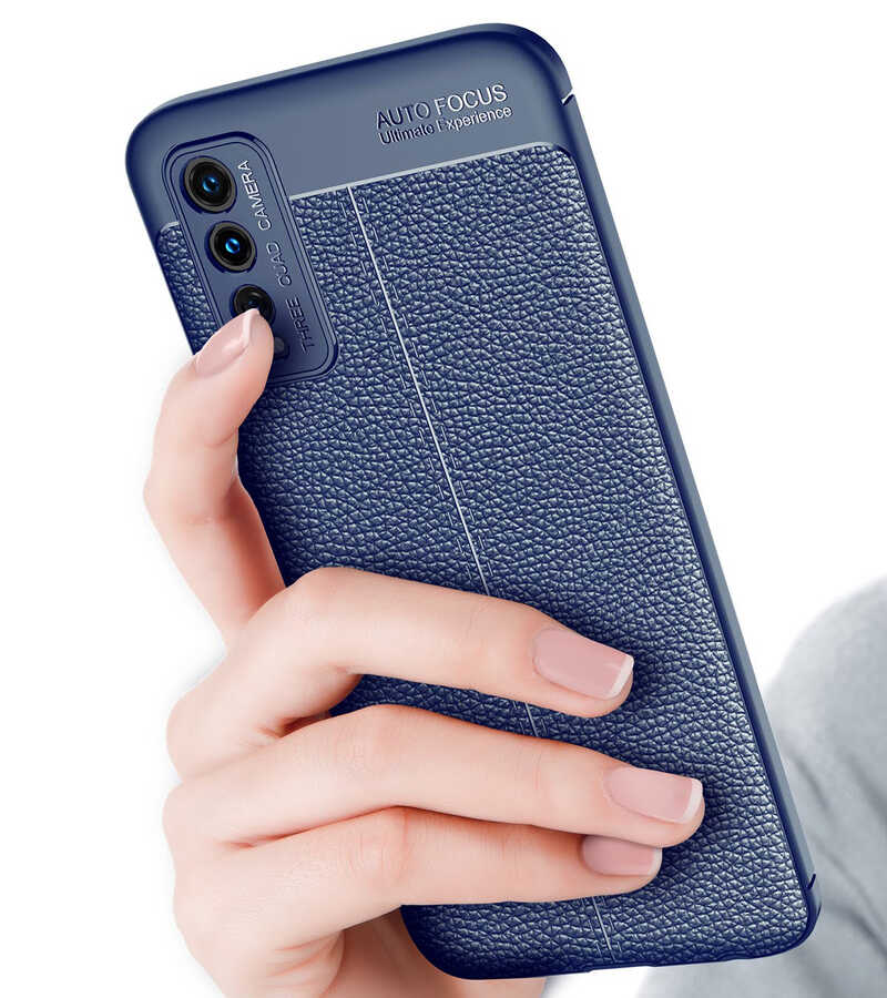 Vivo Y20S Kılıf Zore Niss Silikon Kapak Kırmızı
