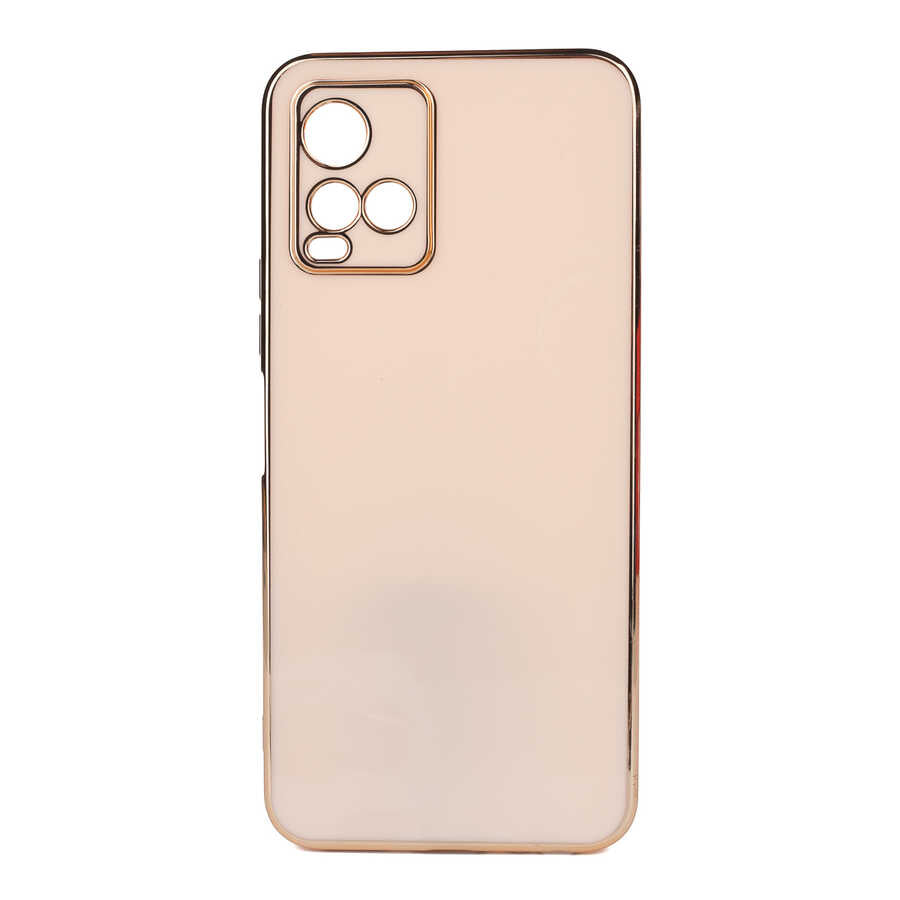 Vivo Y21S Kılıf Zore Bark Kapak Beyaz