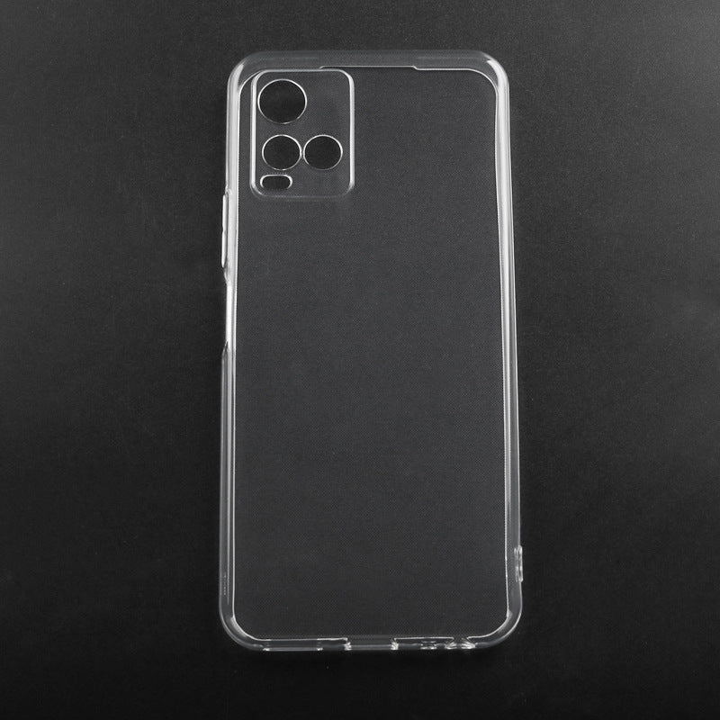 Vivo Y21S Kılıf Zore Süper Silikon Kapak Renksiz