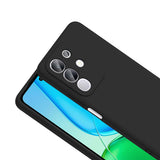 Vivo Y29 4G Kılıf Zore Mara Lansman Kapak Siyah