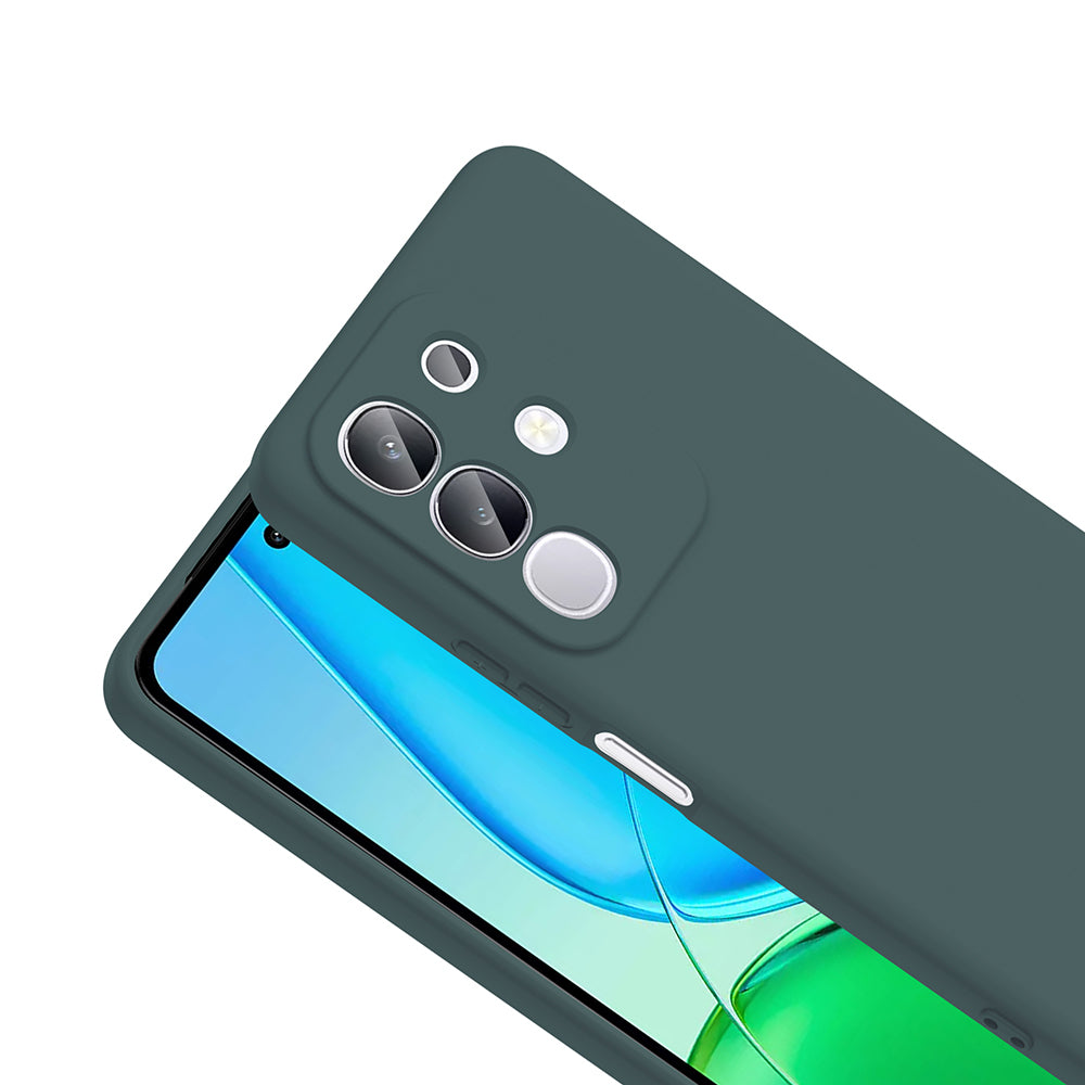 Vivo Y29 4G Kılıf Zore Mara Lansman Kapak Koyu Yeşil
