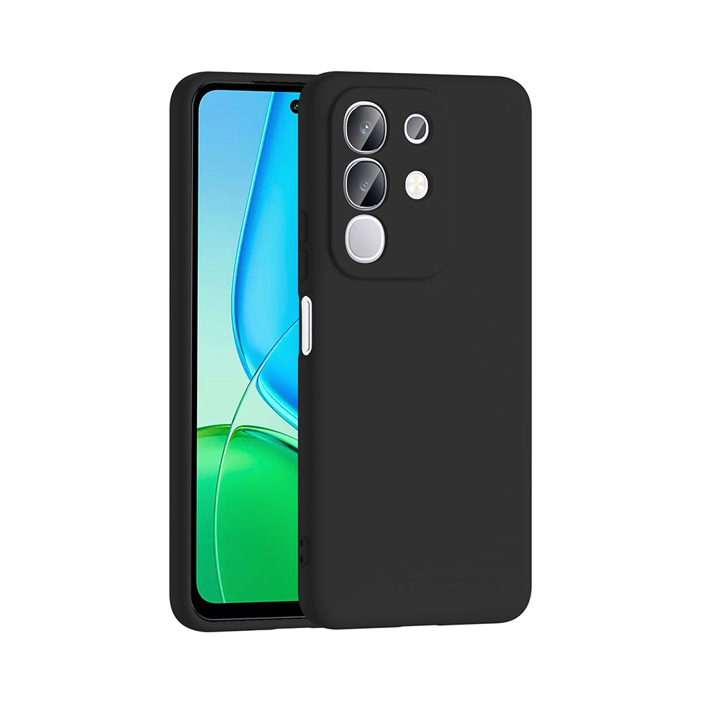 Vivo Y29 4G Kılıf Zore Mara Lansman Kapak Siyah