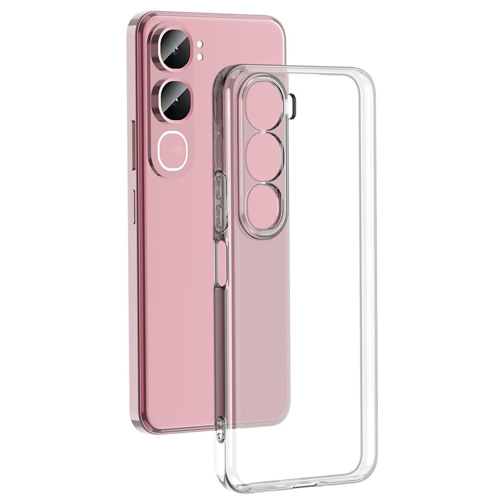 Vivo Y31 5G Kılıf Süper Silikon Kapak Şeffaf