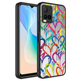 Vivo Y32 Kılıf Aynalı Desenli Kamera Korumalı Parlak Zore Mirror Kapak Kalp