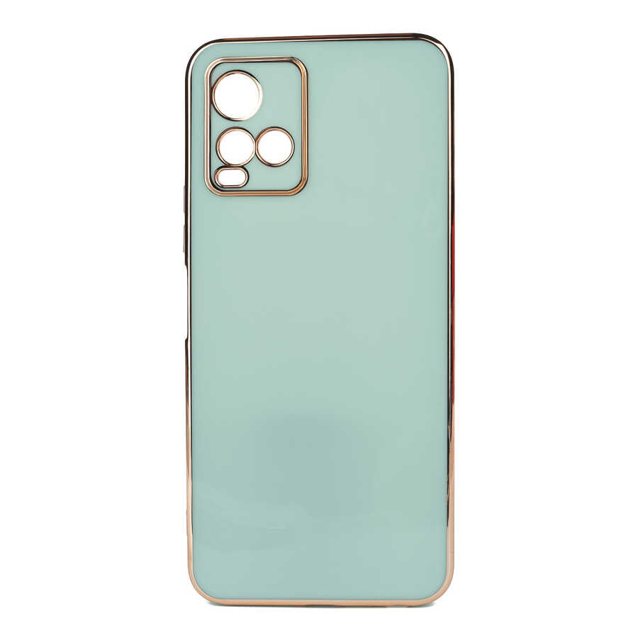 Vivo Y32 Kılıf Zore Bark Kapak Açık Yeşil