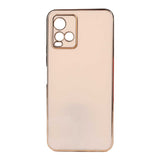 Vivo Y32 Kılıf Zore Bark Kapak Rose Gold