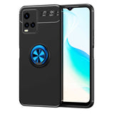 Vivo Y32 Kılıf Zore Ravel Silikon Kapak Siyah