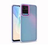 Vivo Y33S Kılıf Zore Flora Kapak Rose Gold