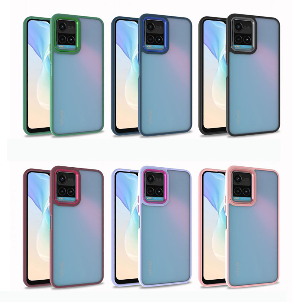 Vivo Y33S Kılıf Zore Flora Kapak Yeşil