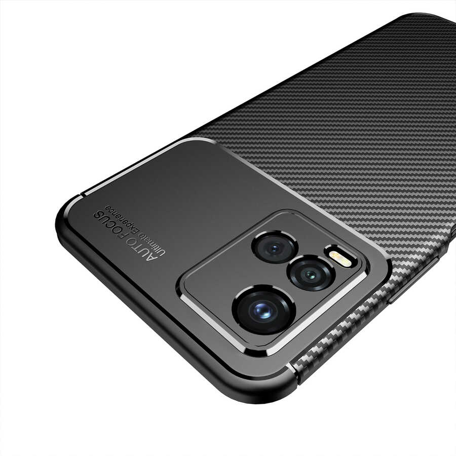 Vivo Y33S Kılıf Zore Negro Silikon Kapak Lacivert