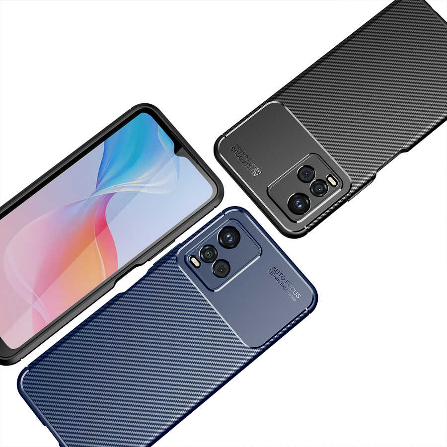 Vivo Y33S Kılıf Zore Negro Silikon Kapak Siyah