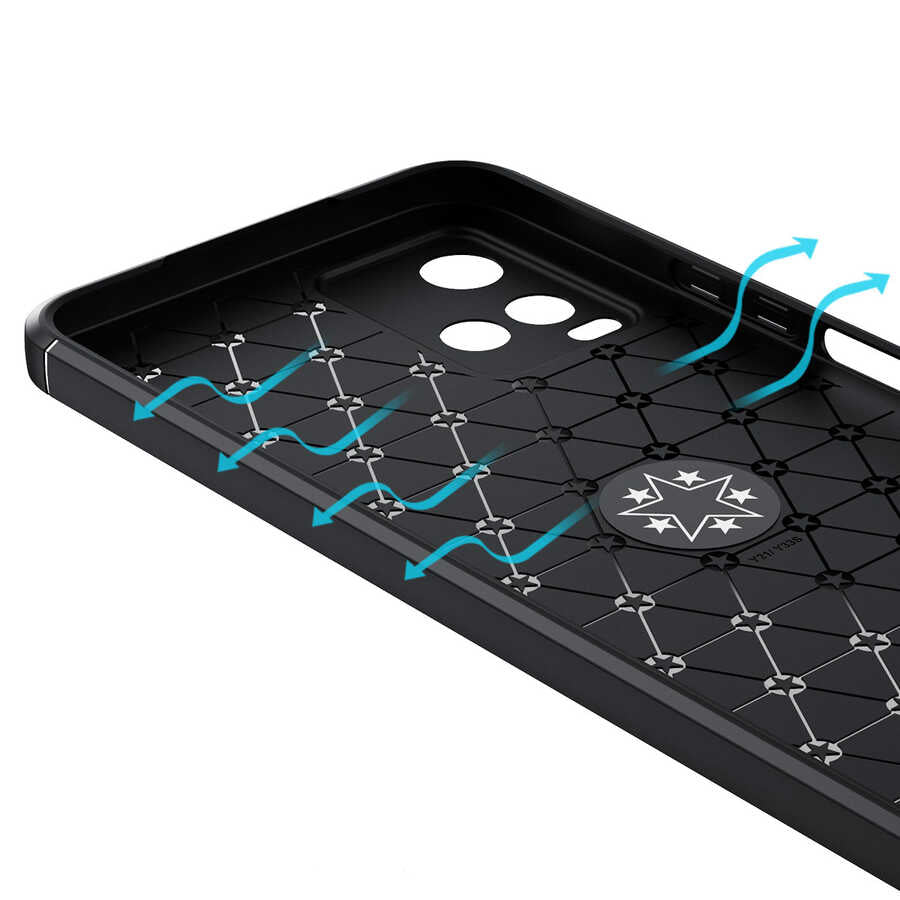 Vivo Y33S Kılıf Zore Ravel Silikon Kapak Mavi