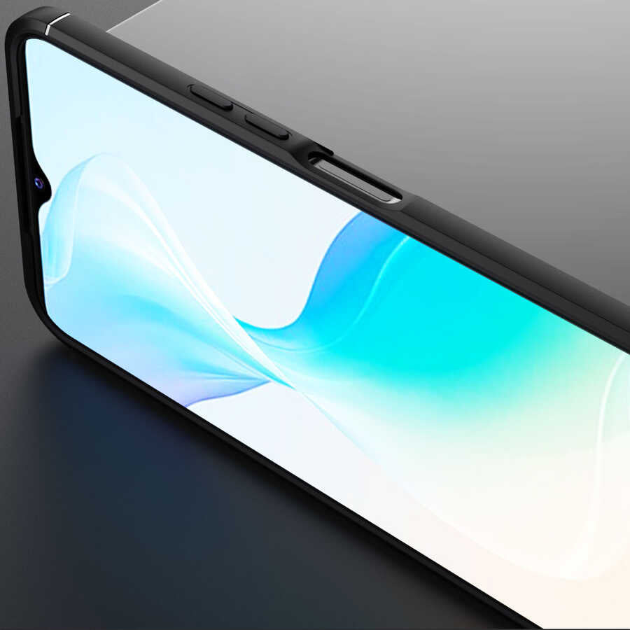 Vivo Y33S Kılıf Zore Ravel Silikon Kapak Mavi