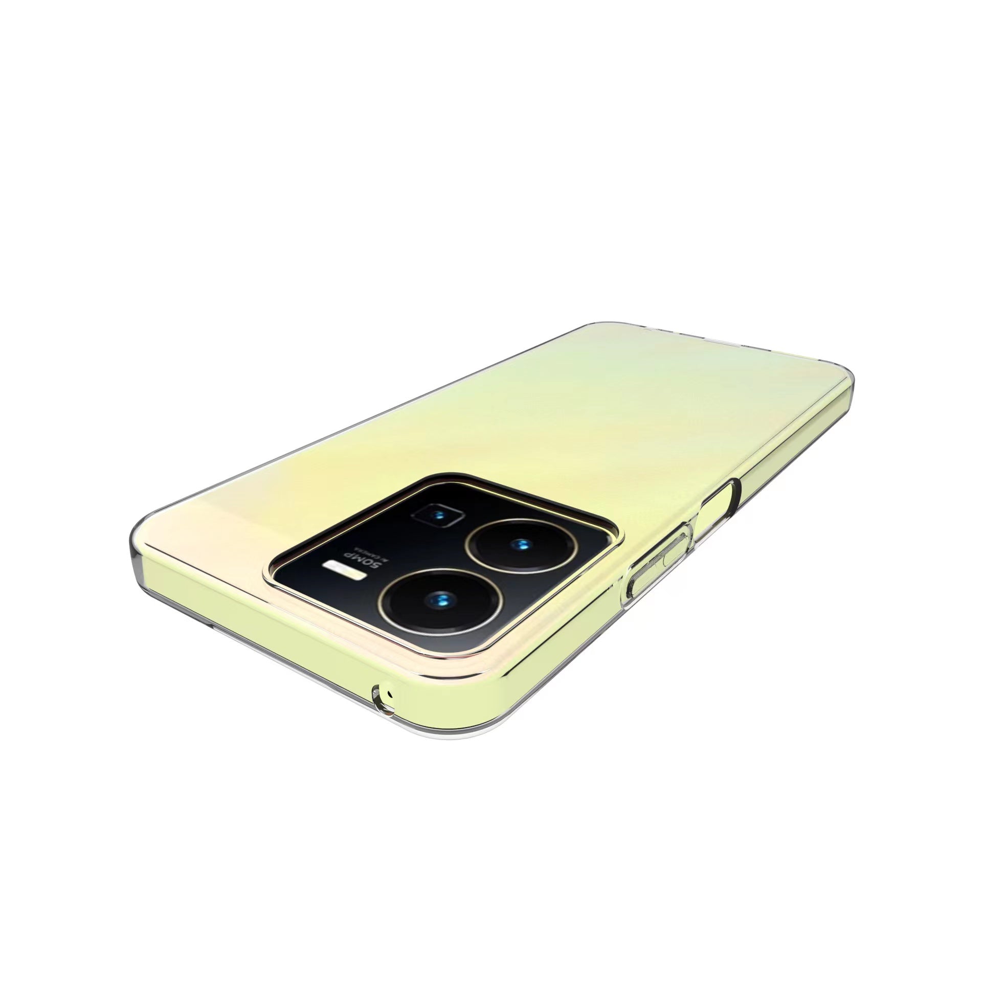Vivo Y35 Kılıf Zore Süper Silikon Kapak Renksiz