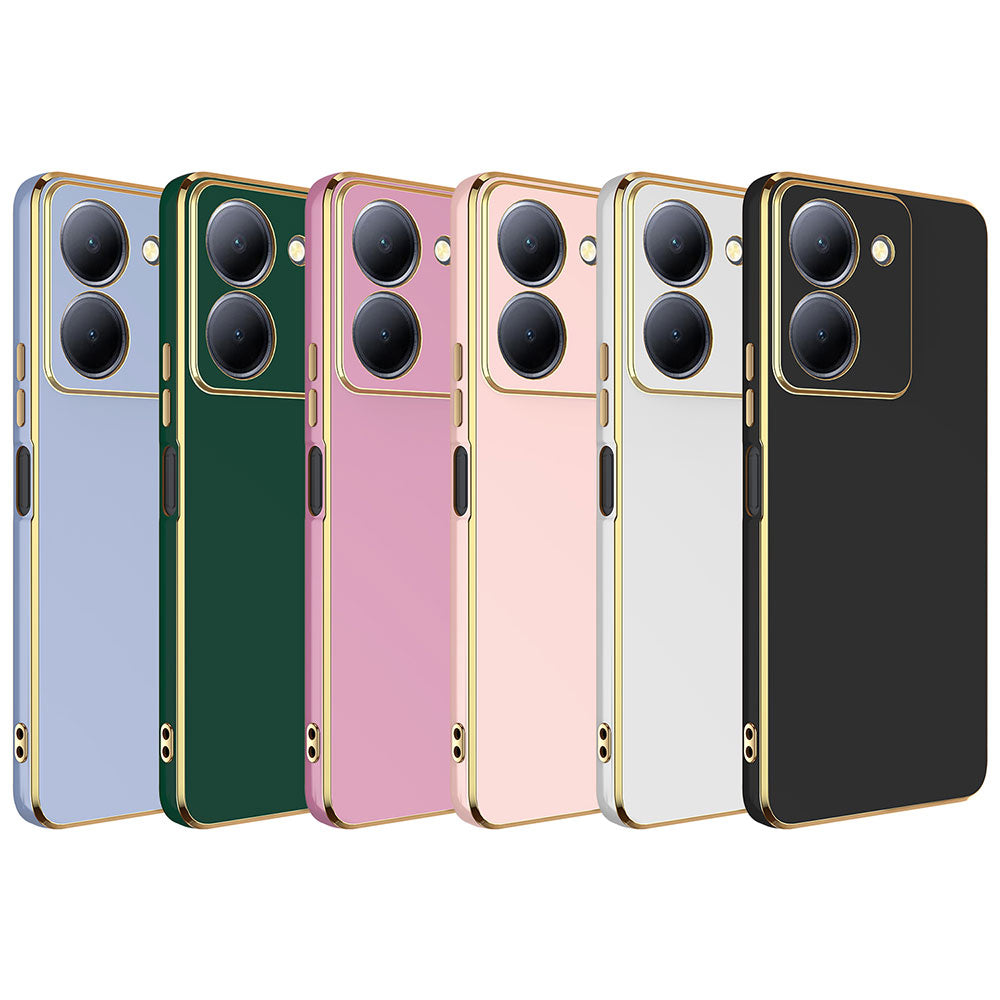 Vivo Y36 4G Kılıf Zore Bark Kapak Mavi Açık