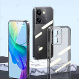 Vivo Y36 4G Kılıf Zore Süper Silikon Kapak Renksiz