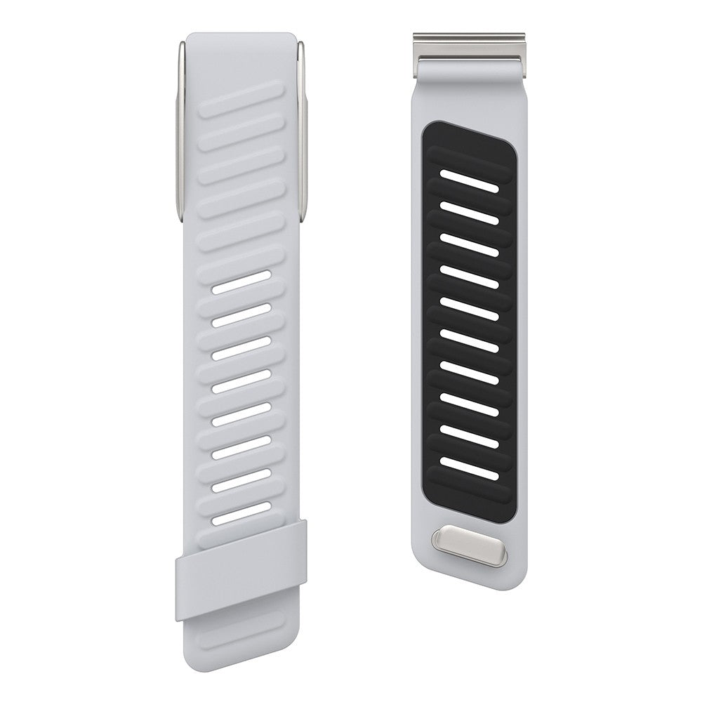 Whoop 5.0 KRD-161 Metal Tokalı Silikon Kordon Beyaz-Sarı