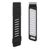 Whoop 5.0 KRD-161 Metal Tokalı Silikon Kordon Siyah-Gri