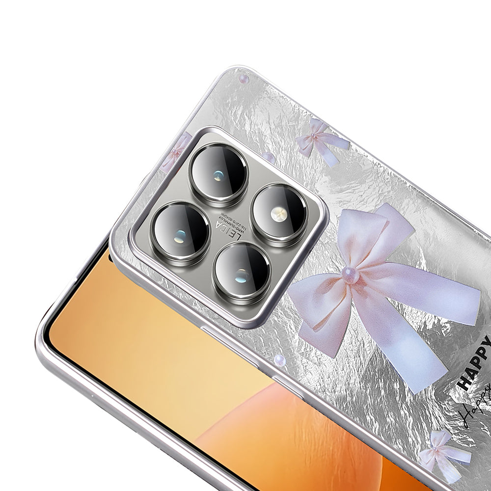 Xiaomi 14T Kılıf Desenli Zore Mep Kapak Gri Leopar