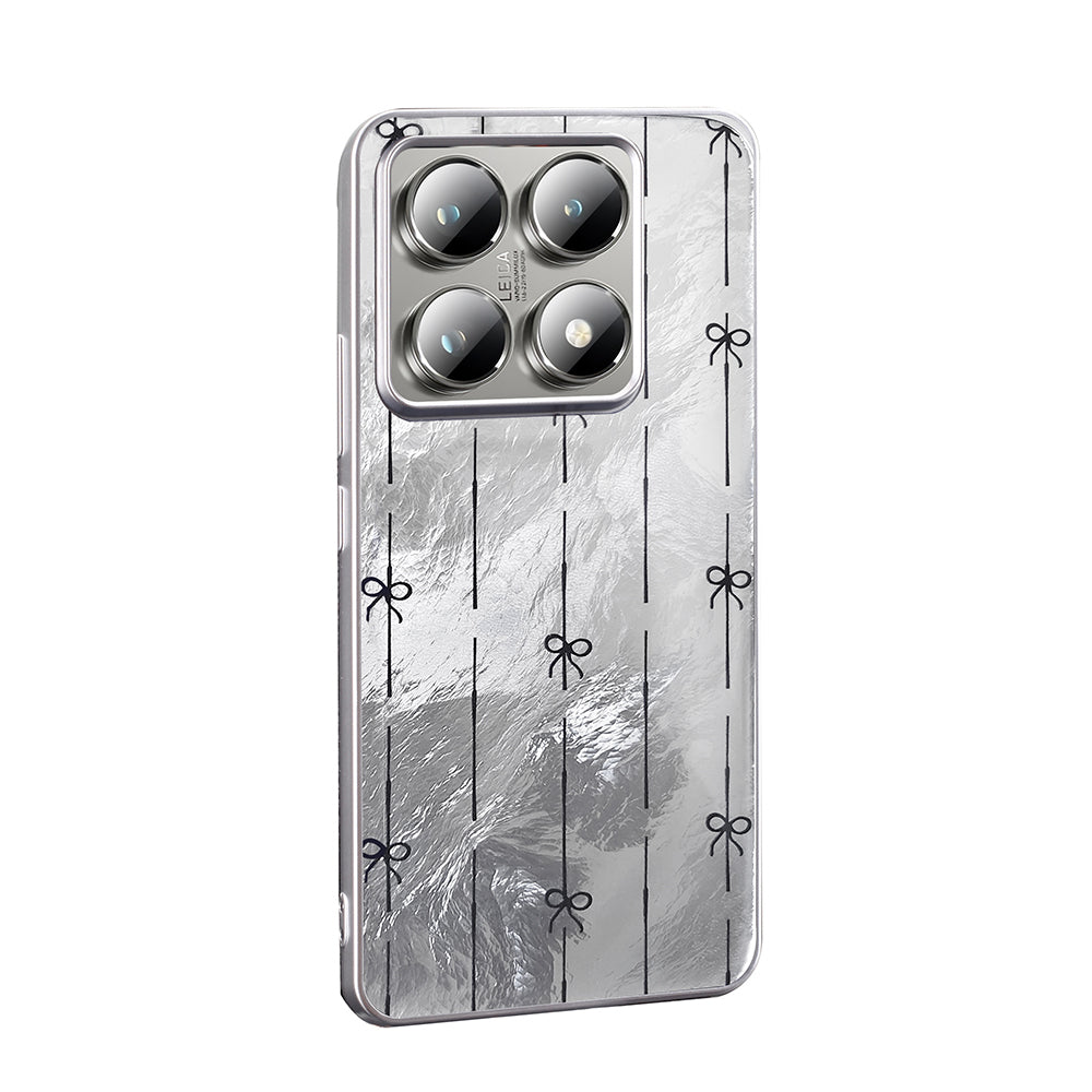 Xiaomi 14T Kılıf Desenli Zore Mep Kapak Gri Leopar